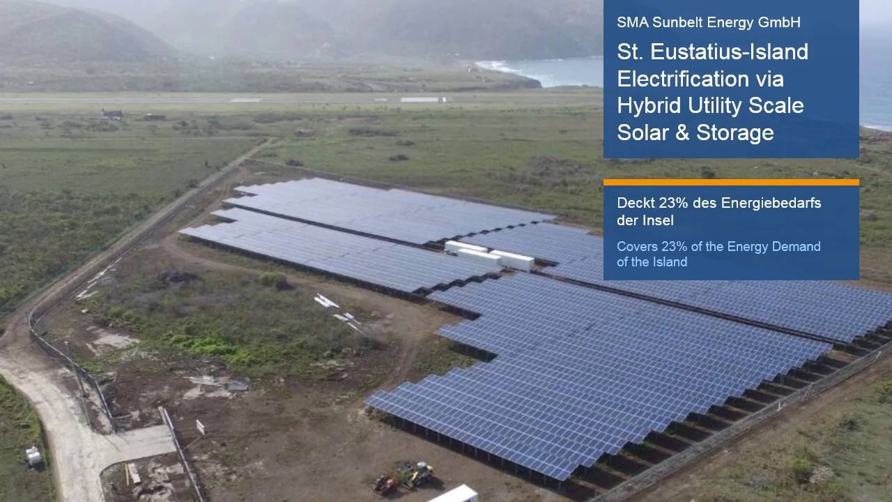 Intersolar AWARD 2016 - SMA Sunbelt Energy GmbH: St. Eustatius Island Electrification