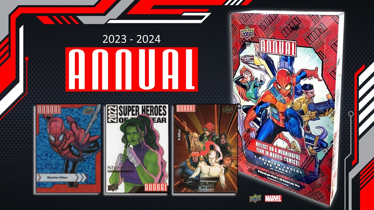 🔥 INSANE HITS 🔥 Upper Deck 2023-24 Marvel Annual Hobby Box