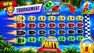 Stickman BEST MINIGAMES Tournament | Stickman Party 1 2 3 4 Player Game | Mini Games Update  screenshot 1