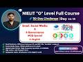Day 36: Email, Social Media & E-Governance MCQs | 50-Day O Level Challenge | M1-R5 (English)