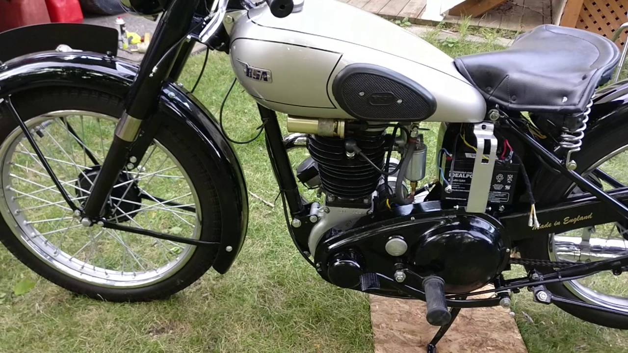 1949 BSA C11- Part 2 - YouTube