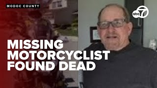 Missing motorcyclist found dead in Alturas