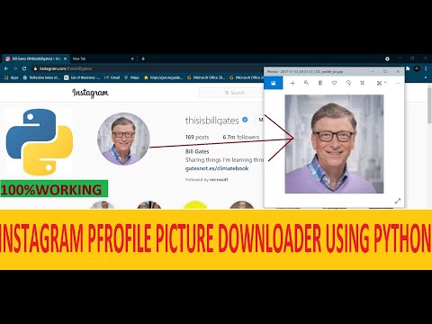 How to download instagram profile picture using python | python | python programming