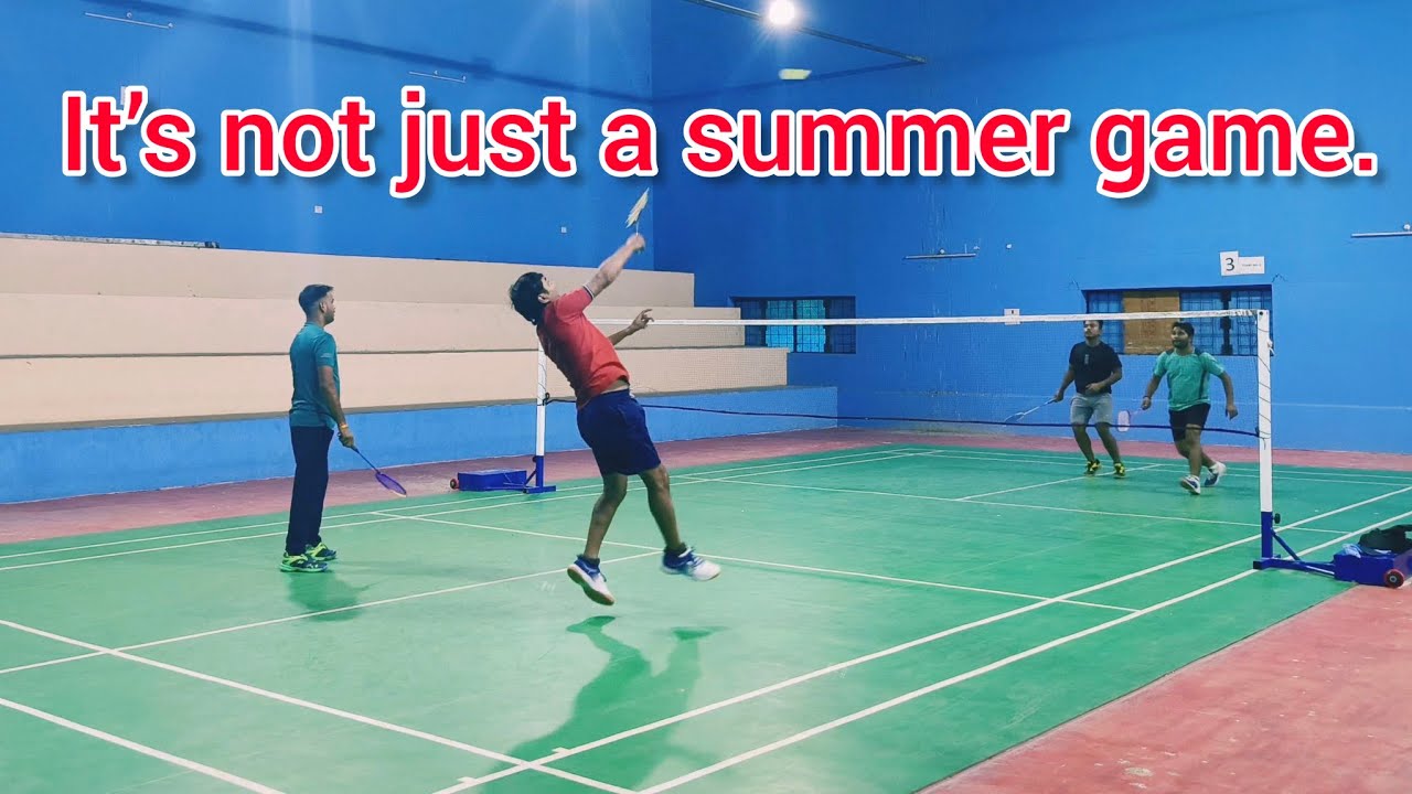 MEN'S DOUBLES BADMINTON MATCH - YouTube