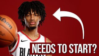 Are the Blazers Making a BIG Mistake? Should Shaedon Sharpe Start?