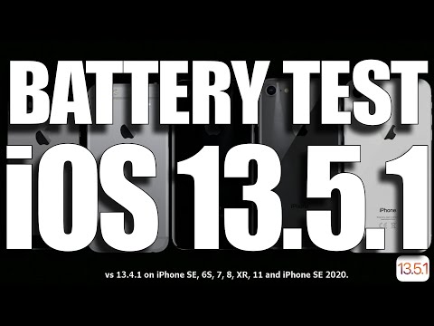 iOS 13.5.1 Battery Life / Battery Performance Test.