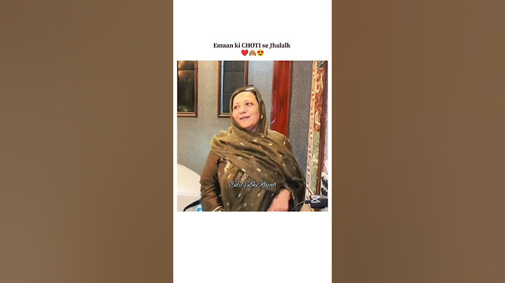 Emaan ki CHOTI se Jhalalk ❤️🙈😍[#video editing][#Rajab family]