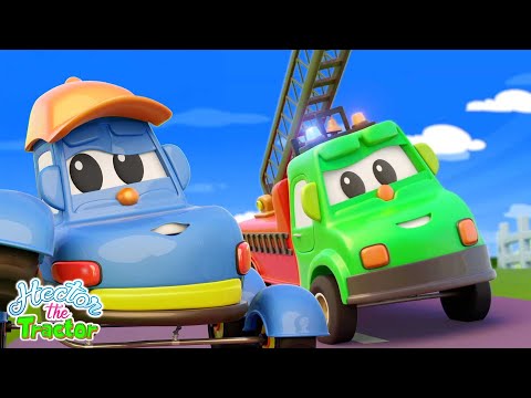 Ruote sul Camion dei Pompieri Canzone + Di Più Divertente Video per Bambini