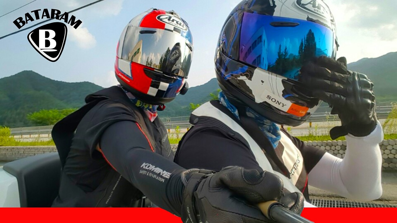 샤랄라  그대가 봄인가 보오..  / K1600GTL #AKRAPOVIC #BATARAM #바타람 #insta360 #djimini4pro