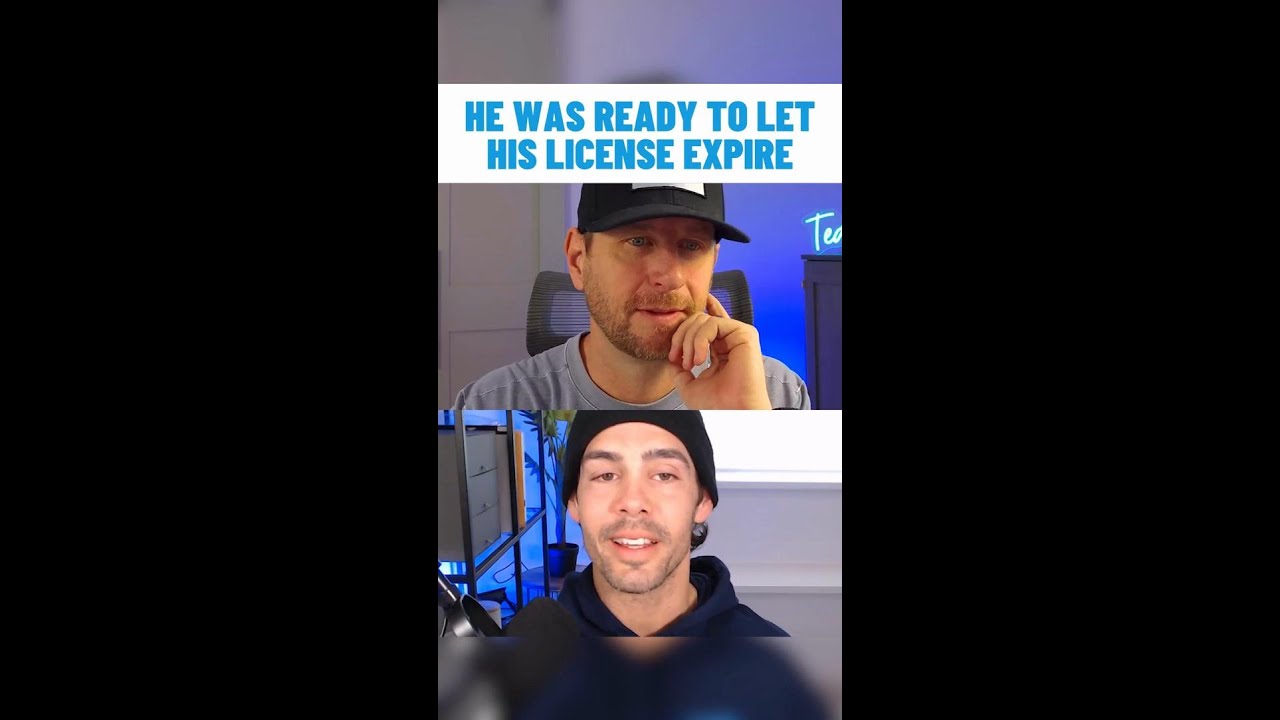 He was Ready to Let His License Expire