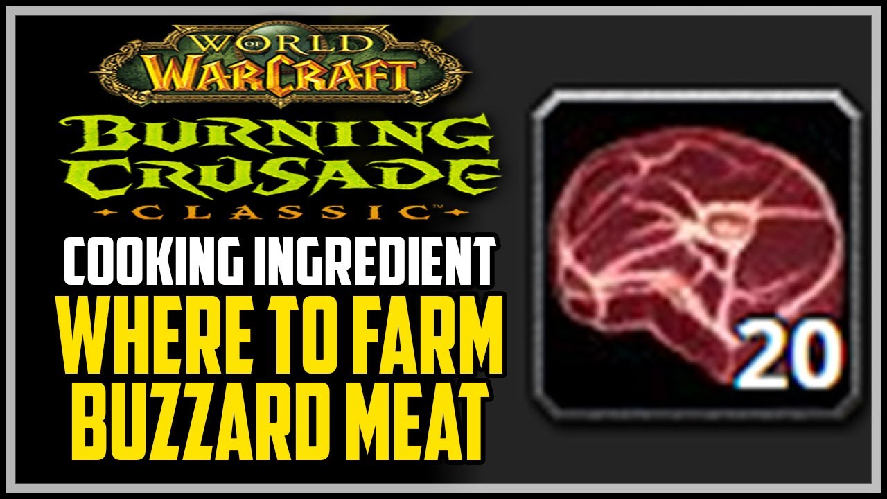 Buzzard Meat Farming Spot WoW TBC Classic - YouTube