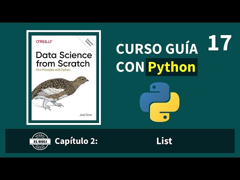 17.Capitulo 2 : Listas | Ciencia de datos desde cero con Python