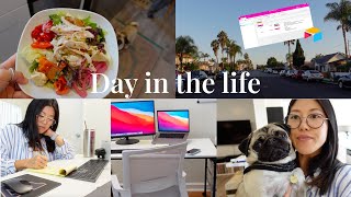 day in the life of a UX Designer (WFH): product meetings, airtable, standups