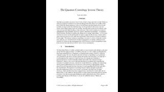 The Quantum Cosmology Inverse Theory