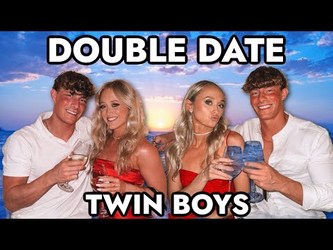 Видео: TWIN GIRLS GO ON A DATE WITH TWIN BOYS...