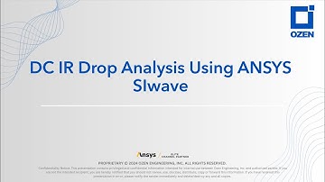 DC IR Drop Analysis Using ANSYS SIwave