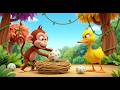 Jungle Hide and Seek Dino Egg Surprise Song for Kids | Dinosaur Adventure Nursery Rhyme &amp; Baby Songs