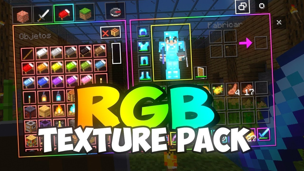 Como Tener RGB en MINECRAFT - Addon (MOD) - YouTube
