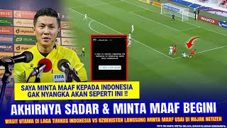 🔴 DASAR BIADAB !! Wasit Kontroversi JERA MINTA MAAF ke Publik Indonesia Usai Main Curang Tadi Malam