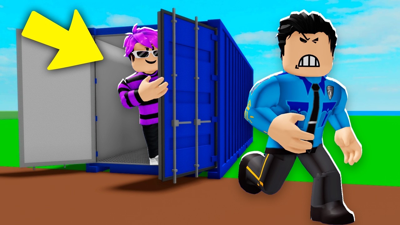 ME ESCONDI DE TODOS no CONTAINER! (Brookhaven)