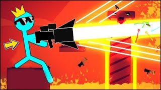 مضاربة العصيان | سلاح الليزر الخارق! Stick Fight