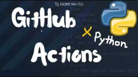 github actions 파이썬 파일 실행하기