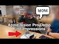 Apple Vision Pro Demo: First Impressions