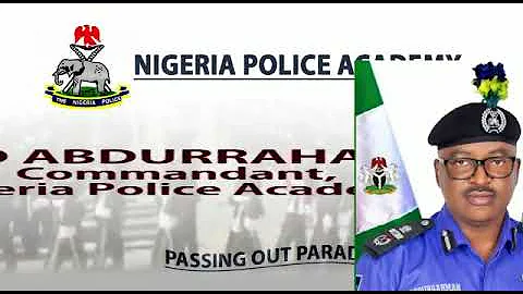 Nigerian Police academy CADET, Passing out Parade POP