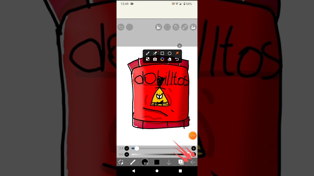 tutorial de como fazer speedpaint pelo celular!!