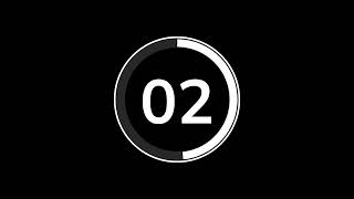 5 seconds countdown timer animation with simple flat modern #trending #animation