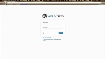 WordPress for Beginners Tutorial - How to Login and Log out