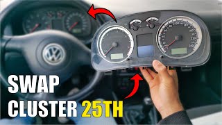 ♻ Cambio CLUSTER de mi GOLF 4 por el CUADRO SPORT 25th aniversario | VW GOLF 4 GTI 1.8T Ep.5