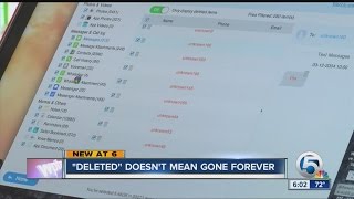 Deleted data doesn't mean it disappears