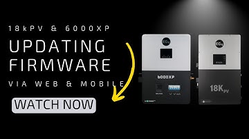 EG4 Inverter Firmware Update Guide | Web Monitor and Mobile App