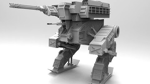 Blender 3D|Speed modeling|Automated robot model |Part 1|