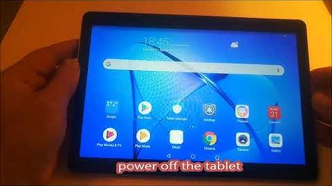 Huawei MediaPad T3  factory reset