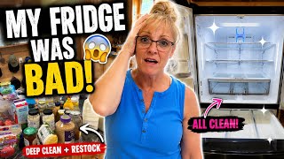 I Opened My Fridge Before Our Trip… and Immediately Regretted It 😳 | Deep Clean + Restock