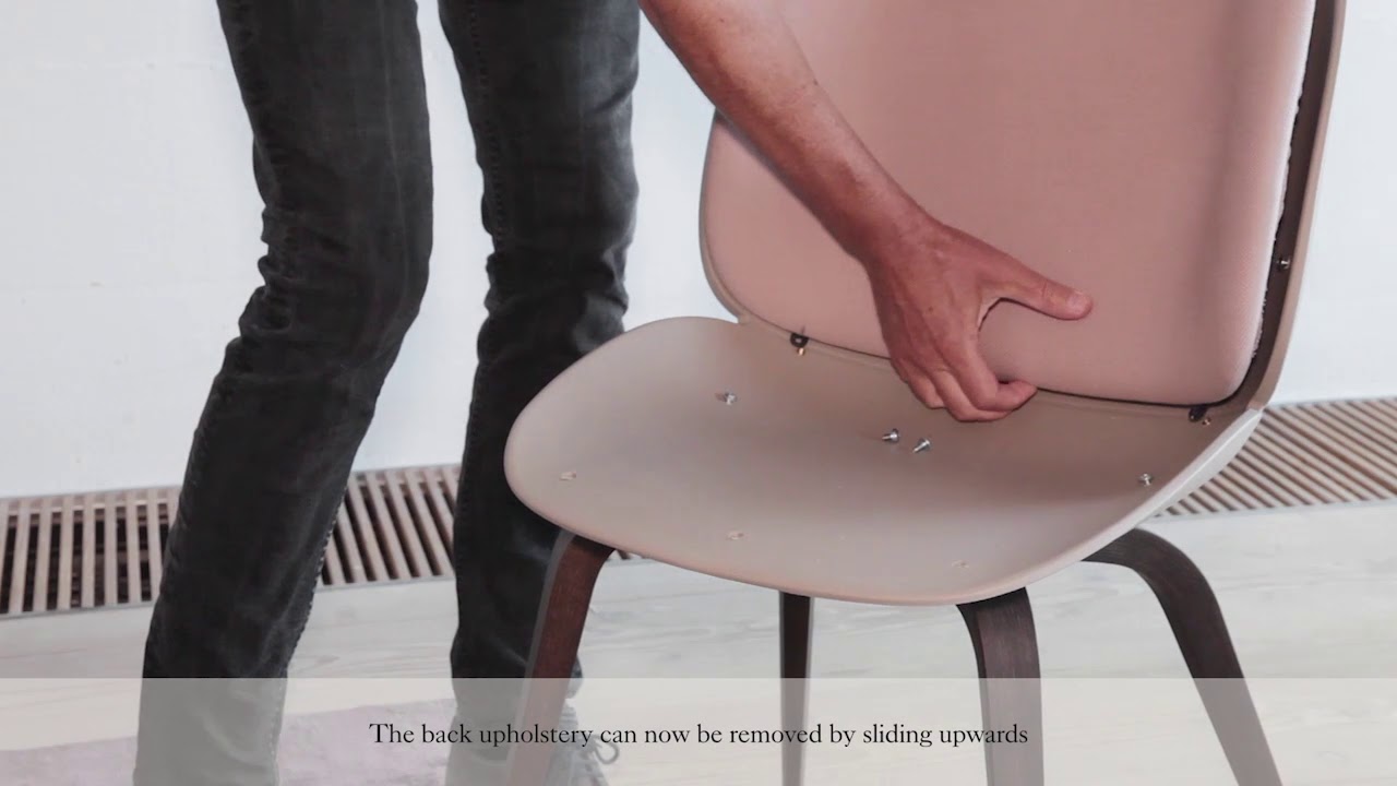 gubi beetle dining chair upholstery instruction