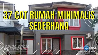 37 Cat Rumah Minimalis Sederhana Tapi Mewah, Warna Cat Rumah Bagian Luar