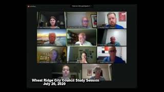 Wheat Ridge City Council Study Session 7-20-20