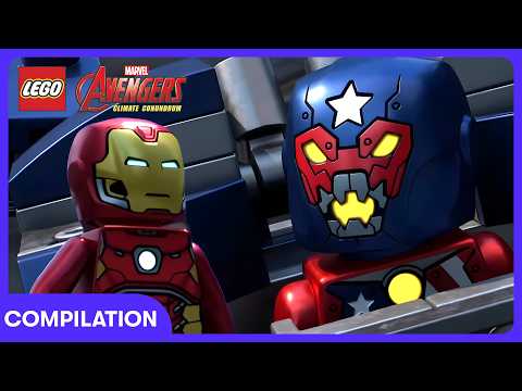 Iron Man Meets His Match! 😮💥💪| LEGO Marvel Avengers Climate Conundrum | WildBrain Kids