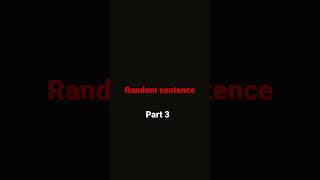 Random sentence 3 MARIO!