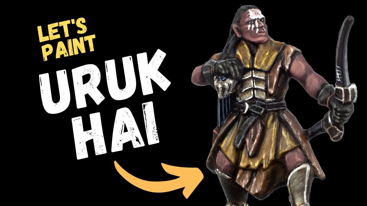 3 Ways to paint Uruk Hai The Lord of the Rings Middle Earth SBG YouTube