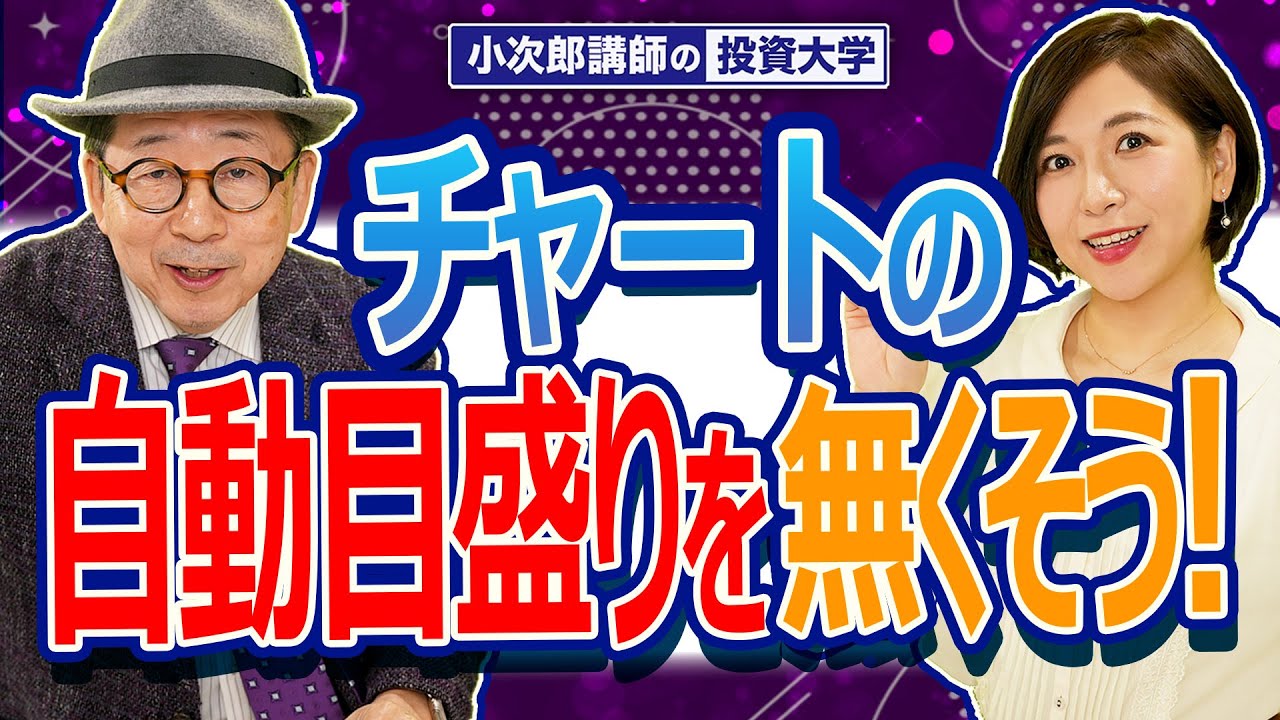 【チャートの自動目盛りを無くそう！】このツール知ってましたか？これであなたもチャートマスター！知って得する投資術！-700限目-