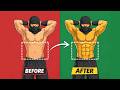 The ONLY 6 Exercises You Need For A Six Pack (Home Workout) | Best Muscle Building Tips