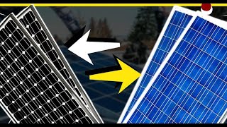 ¿Qué Panel Solar es Mejor ¿MONOCRISTALINO O POLICRISTALINO, Descubre Cuál Elegir ?
