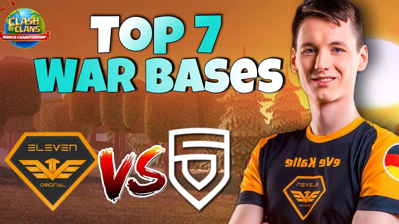 *New* Top 7 Th13 War Base With Link | Eleven Original vs Penta Bases | Clash Of Clans
