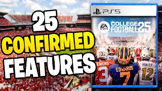 25 CONFIRMED Features for EA College Football 25!