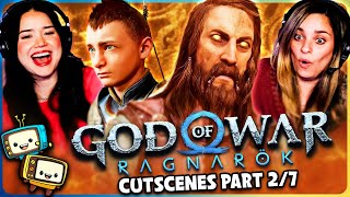 GOD OF WAR RAGNAROK CUTSCENES (PART 2/7) REACTION! | GameClips