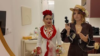 grwm para vestirme de flamenca con mi amiga 
